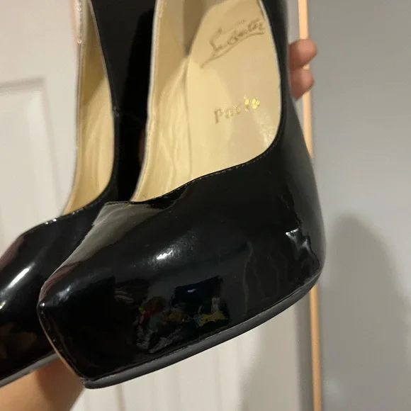 Black Louboutin pumps size 38
